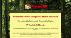 Desktop Screenshot of firwoodrvmhp.com