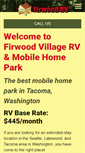 Mobile Screenshot of firwoodrvmhp.com