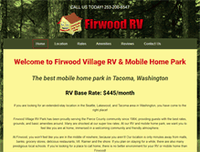 Tablet Screenshot of firwoodrvmhp.com